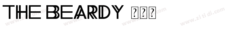 The Beardy字体转换